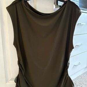 H&M Khaki Sleeveless Top